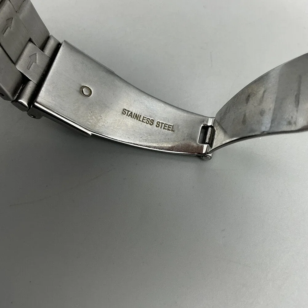 DKNY NY-8607 Womens Watch 38mm White MOP Dial Chronograph Date New Battery 7